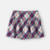 Toddler Girl Plaid Twill Skort - Navy Blue