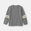 Toddler Boy Striped Long-Sleeve T-Shirt - Grey/Cream