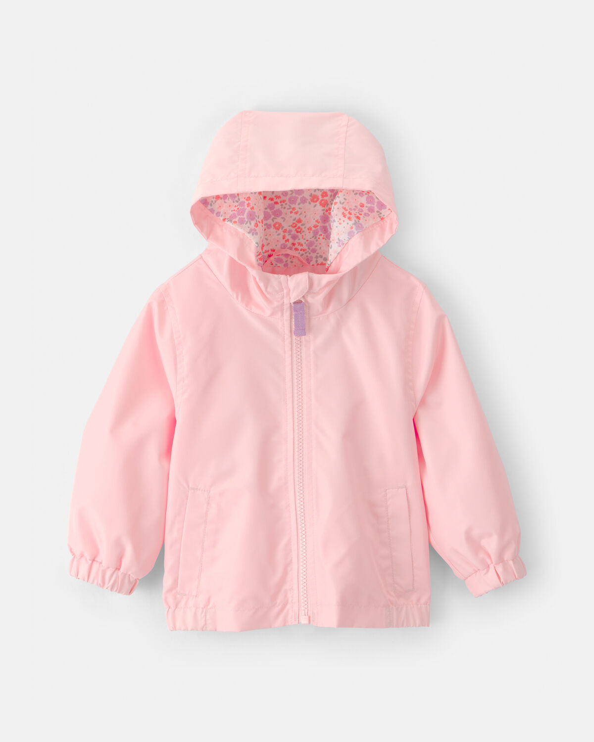 Baby Girl Windbreaker - Pink 1 Baby Girl Windbreaker - Pink