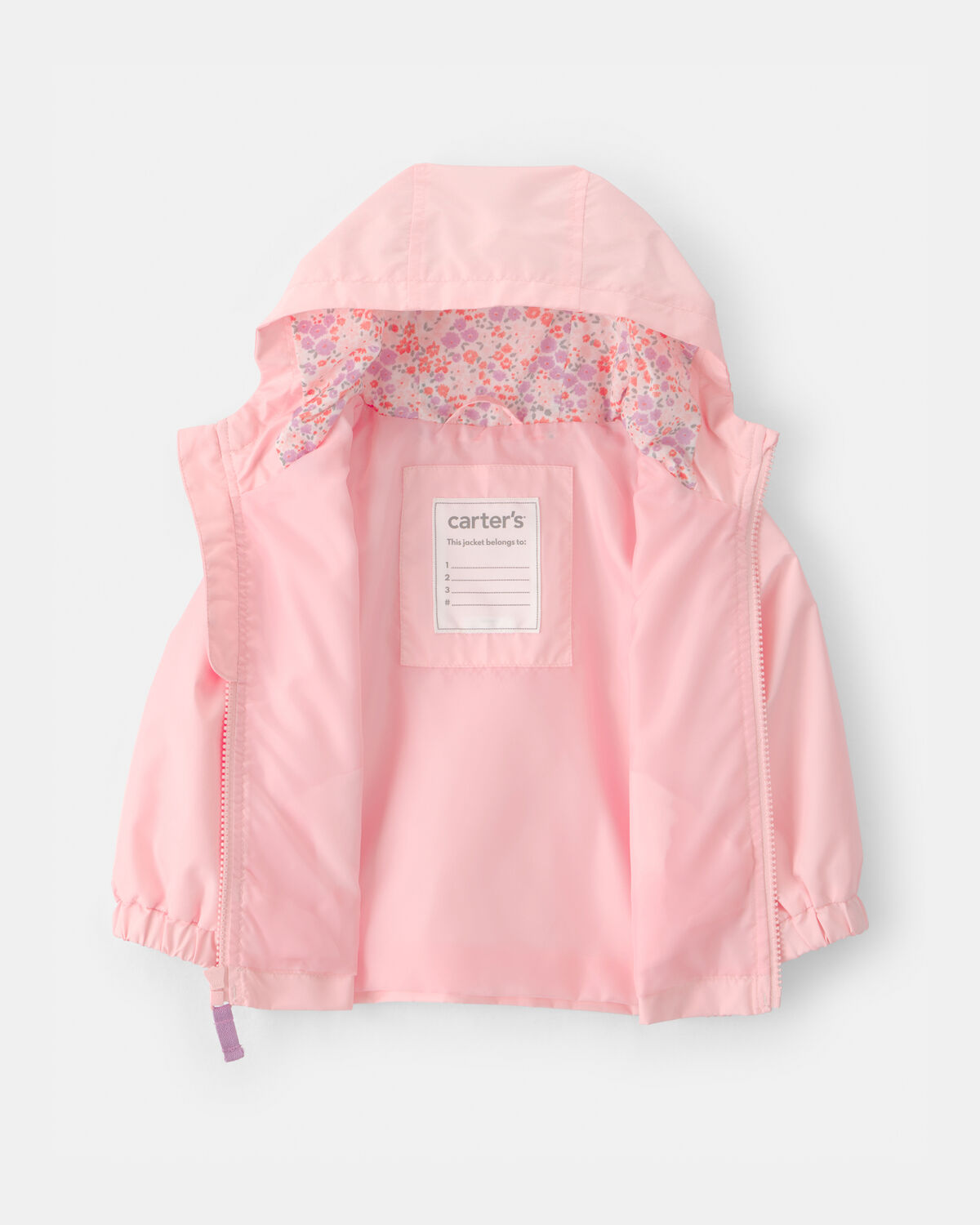 Baby Girl Windbreaker - Pink 2 Baby Girl Windbreaker - Pink