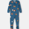 Baby Boy 1-Piece Smores 2-Way Zip DreamPlush Snug Fit Footed Pajama - Blue 6 Baby Boy 1-Piece Smores 2-Way Zip DreamPlush Snug Fit Footed Pajama - Blue