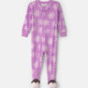 Toddler Girl 1-Piece Penguin DreamPlush Snug Fit Footed Pajama - Purple