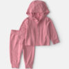 Baby Girl 2-Piece PurelySoft™ Hoodie Layering Set - Pink 9 Baby Girl 2-Piece PurelySoft™ Hoodie Layering Set - Pink