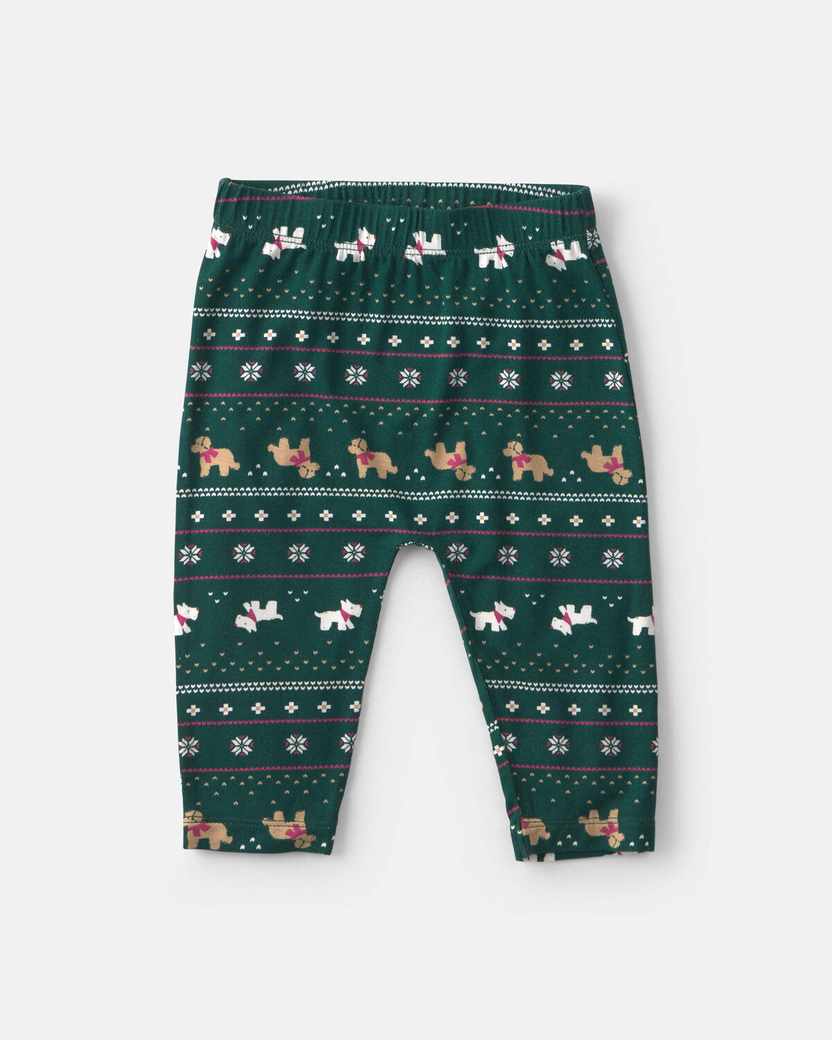 Baby 2-Piece Fair Isle PurelySoft™ Long-Sleeve Bodysuit & Pant Set - Green 3 Baby 2-Piece Fair Isle PurelySoft™ Long-Sleeve Bodysuit & Pant Set - Green