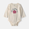 Baby 'Apple Of Grandpa's Eye' Apple Long-Sleeve Graphic Bodysuit - Cream 8 Baby 'Apple Of Grandpa's Eye' Apple Long-Sleeve Graphic Bodysuit - Cream