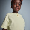 Toddler Boy Henley Tee with Pocket - Yellow