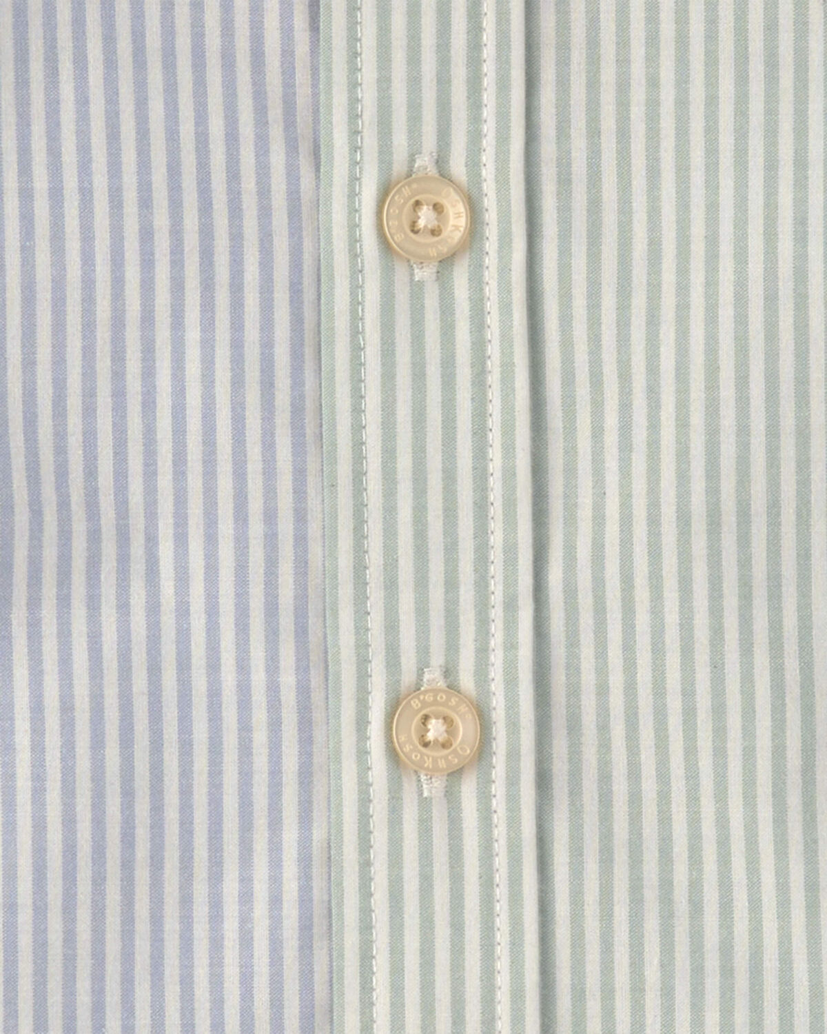 Toddler Boy Poplin Button-Down Shirt- Green/Blue 2 Toddler Boy Poplin Button-Down Shirt- Green/Blue
