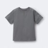 Toddler Boy Henley Tee - Dark Grey