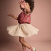 Toddler Girl Avenue Twirl™ Sparkly Mini Skirt - Cream