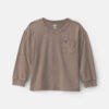Toddler Boy Mineral Wash Long-Sleeve T-Shirt - Brown
