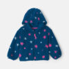 Star Teddy Fleece Zip-Up Hoodie - Blue