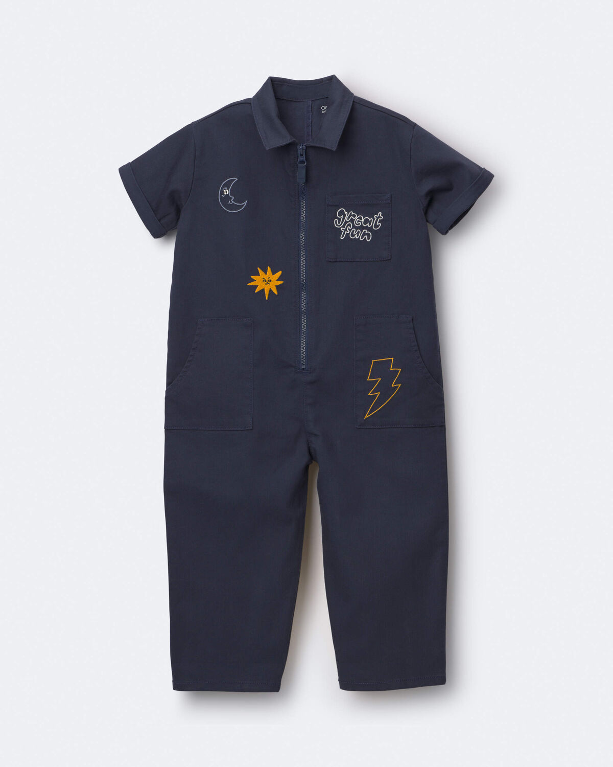 Toddler 'Great Fun' Day Out™ Jumpsuit - Navy