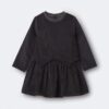 Toddler Girl Long-Sleeve Drop-Waist Dress - Dark Grey