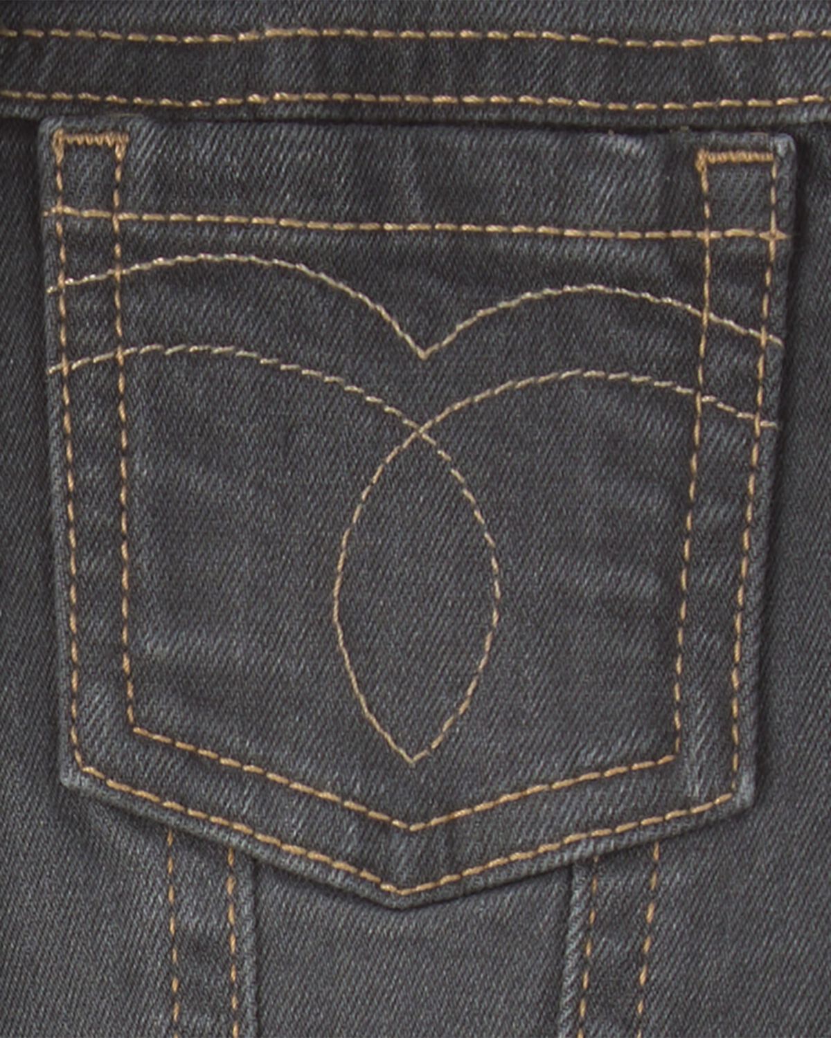 Toddler Girl Denim Jacket - Charcoal Wash