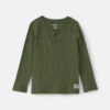Toddler Boy Thermal Long-Sleeve Henley T-Shirt - Olive Green