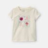 Toddler Girl 'ABC' Graphic Tee - Cream