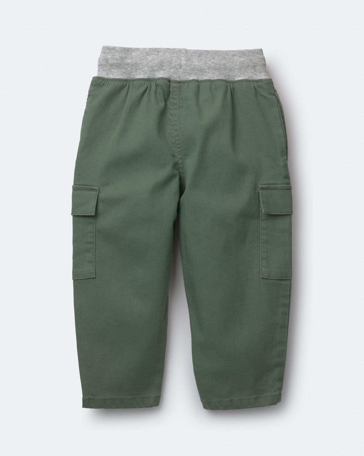 Toddler Boy Cargo Pant - Olive/Heather Grey