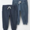 Baby 2-Pack Organic Cotton Waffle Knit Pants 6 Baby 2-Pack Organic Cotton Waffle Knit Pants