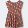 Toddler Girl Avenue Twirl™ Dress in Tulip Print - Brown