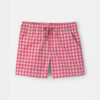 Toddler Boy Gingham Poplin Shorts - Red