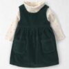Baby Girl 2-Piece Organic Cotton Corduroy Jumper Set