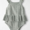 Baby Girl Organic Cotton Sweater Knit Bubble