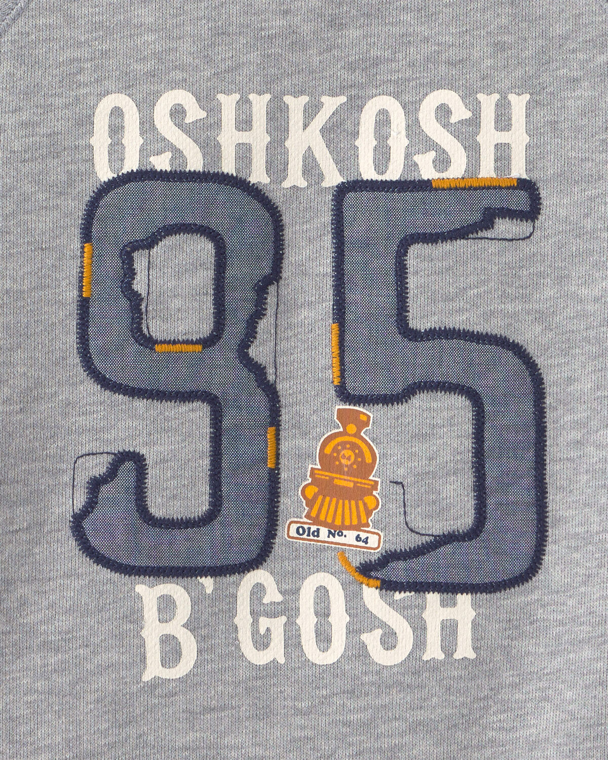 Toddler Boy 'OshKosh' French Terry Pullover Sweatshirt - Grey 2 Toddler Boy 'OshKosh' French Terry Pullover Sweatshirt - Grey