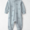 Baby Organic Cotton French Terry Jumpsuit in Winter Bears 6 Baby Organic Cotton French Terry Jumpsuit in Winter Bears