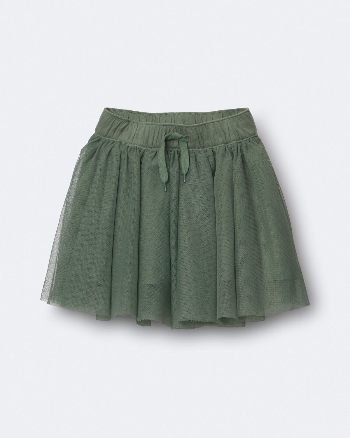 Toddler Girl Avenue Twirl™ Mini Skirt with Tulle - Olive