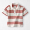 Toddler Boy Polo Shirt Made with Organic Cotton in Stripes