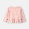 Toddler Girl Heart Long-Sleeve Peplum Top - Pink