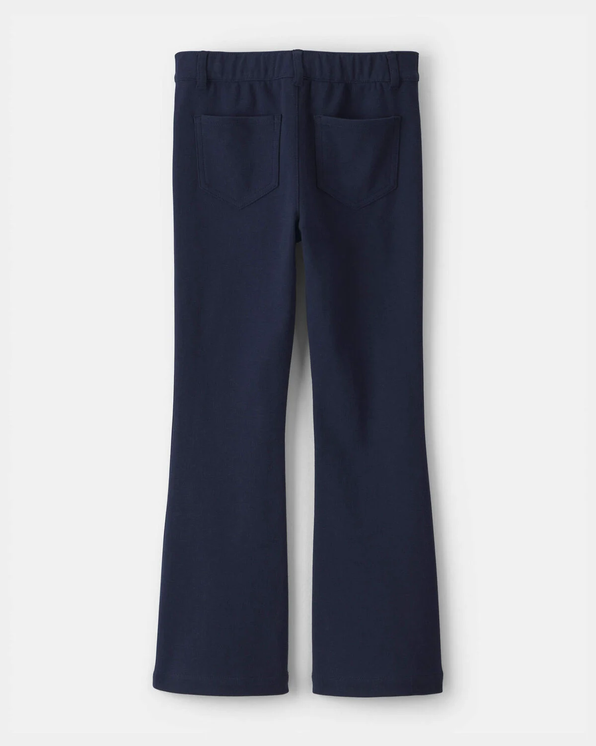 Girls Uniform Ponte Flare Pants - Navy 2 Girls Uniform Ponte Flare Pants - Navy