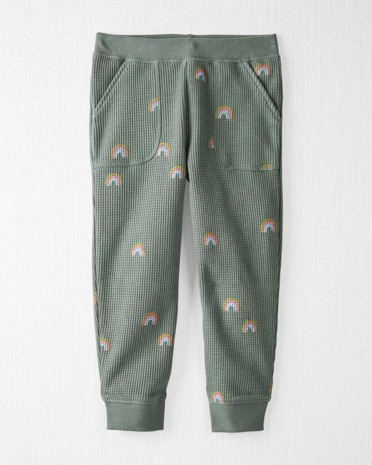 Toddler 2-Piece Organic Cotton Waffle Knit Top & Pant Set