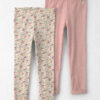Toddler Girl 2-Pack Organic Cotton Leggings