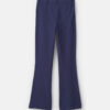 Girls Pull-On Stretch Flare Leggings - Navy Blue