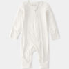 Baby 2-Way Zip PurelySoft Sleep & Play Pajama - Cream