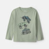Toddler Boy Monster Truck Long-Sleeve Graphic Tee - Green