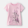Girls Disney© Castle Graphic Tee - Pink