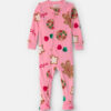 Toddler Girl 1-Piece Christmas Gingerbread DreamPlush Snug Fit Footed Pajama - Pink 6 Toddler Girl 1-Piece Christmas Gingerbread DreamPlush Snug Fit Footed Pajama - Pink