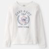 Girls Care Bear Long-Sleeve Top - White