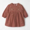 Baby Girl Organic Cotton Embroidered Gauze Dress