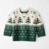 Baby Organic Cotton Fair Isle Sweater Knit Pullover