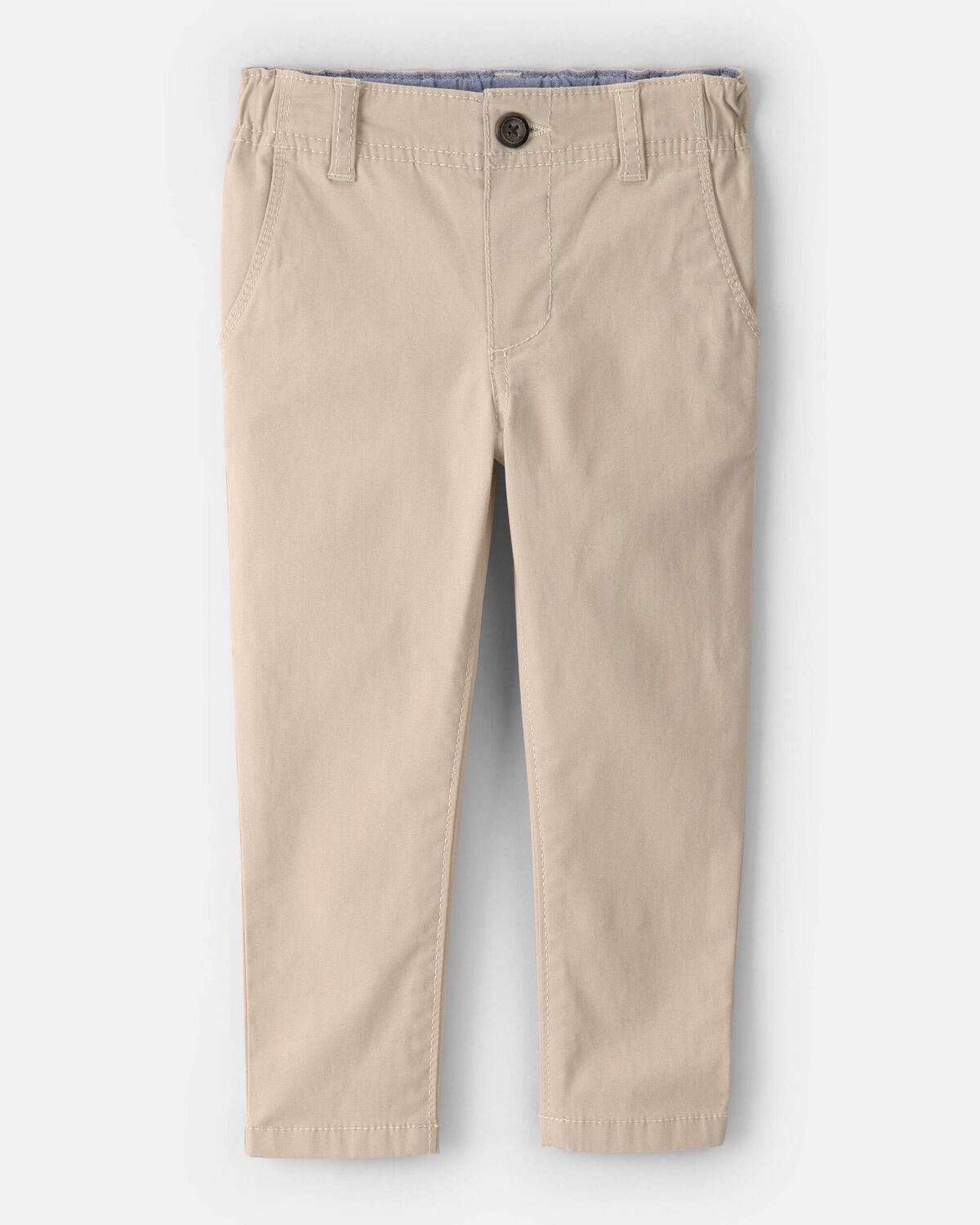Toddler Boy Slim Tapered Chino Pants - Khaki 1 Toddler Boy Slim Tapered Chino Pants - Khaki