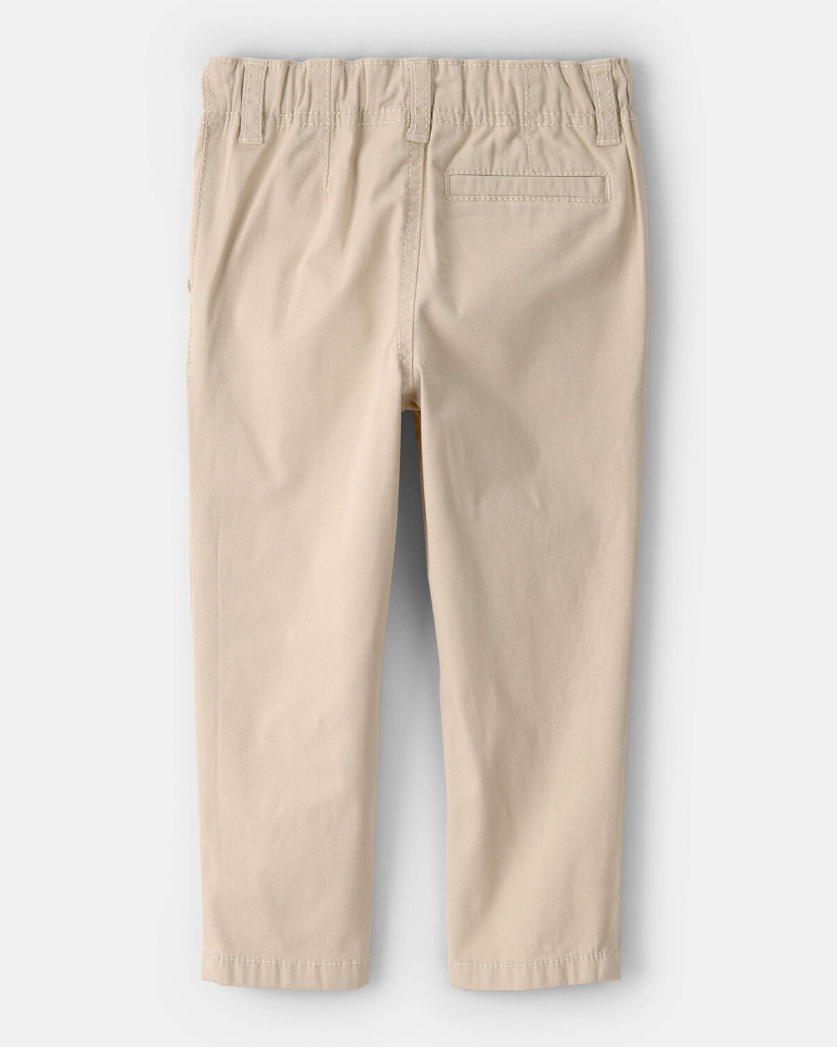 Toddler Boy Slim Tapered Chino Pants - Khaki 2 Toddler Boy Slim Tapered Chino Pants - Khaki