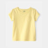 Toddler Girl Heart Pocket Top - Yellow 6 Toddler Girl Heart Pocket Top - Yellow