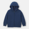 Boys Fleece Zip-Up Hoodie - Navy Blue 5 Boys Fleece Zip-Up Hoodie - Navy Blue