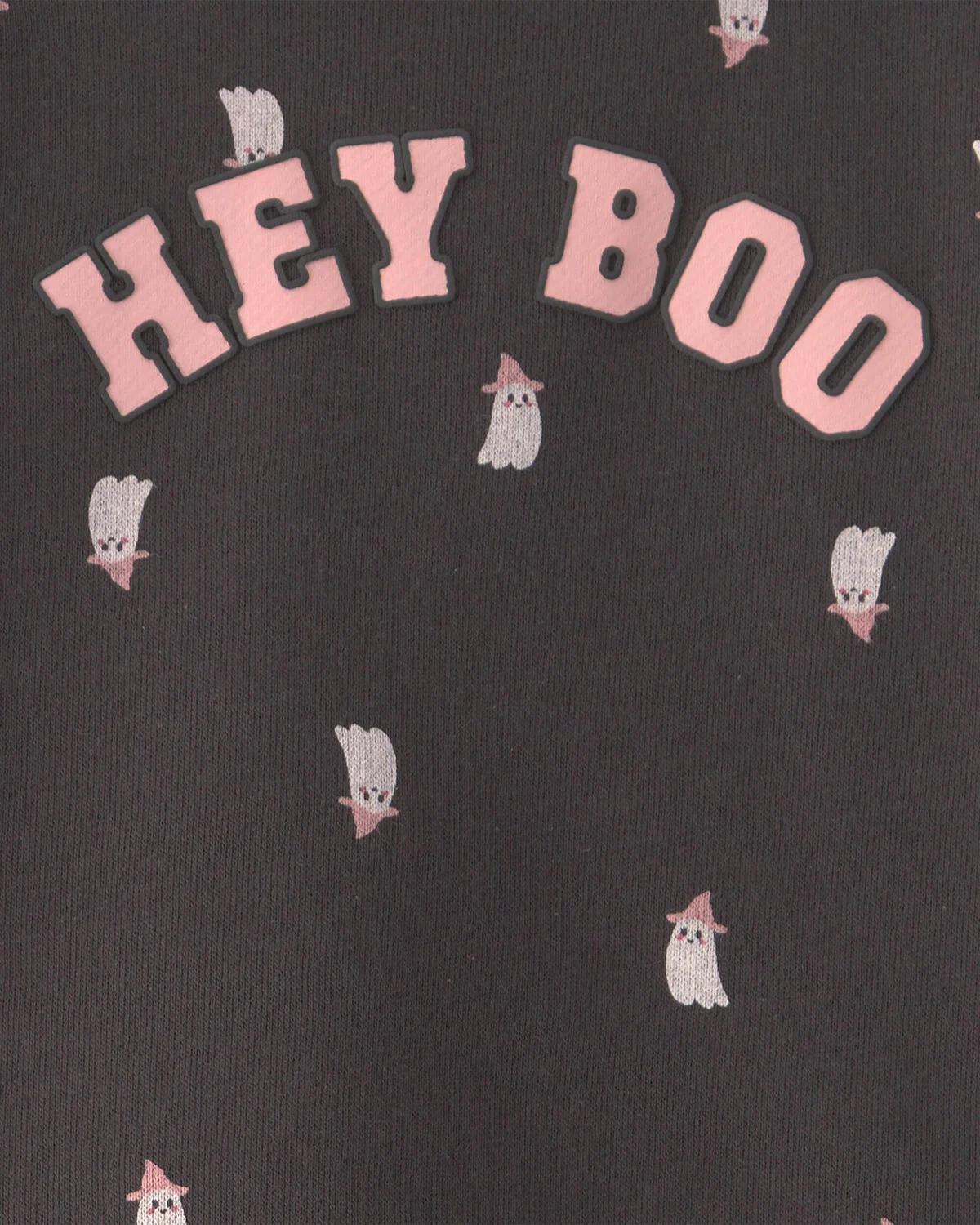 Toddler Girl Halloween 'Hey Boo' French Terry Pullover & Pant Set - Black 4 Toddler Girl Halloween 'Hey Boo' French Terry Pullover & Pant Set - Black