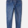 Toddler Girl Dark Wash Elastic-Waist Jeggings 8 Toddler Girl Dark Wash Elastic-Waist Jeggings