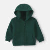 Baby Boy Fleece Zip-Up Hoodie - Green