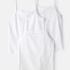 Girls 3-Pack Cami Tank Undershirts - White 6 Girls 3-Pack Cami Tank Undershirts - White